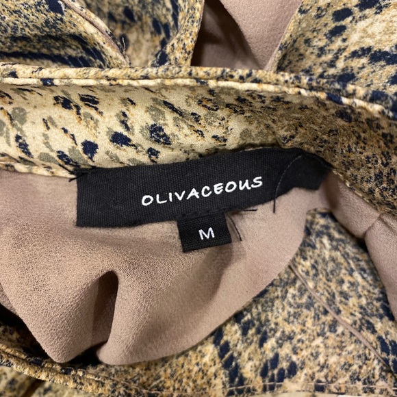 OLIVACEOUS SNAKE PRINT HALTER DRESS - Picture 5 of 5